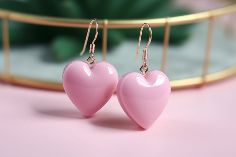 Make a Statement with Big Heart Drop Earrings